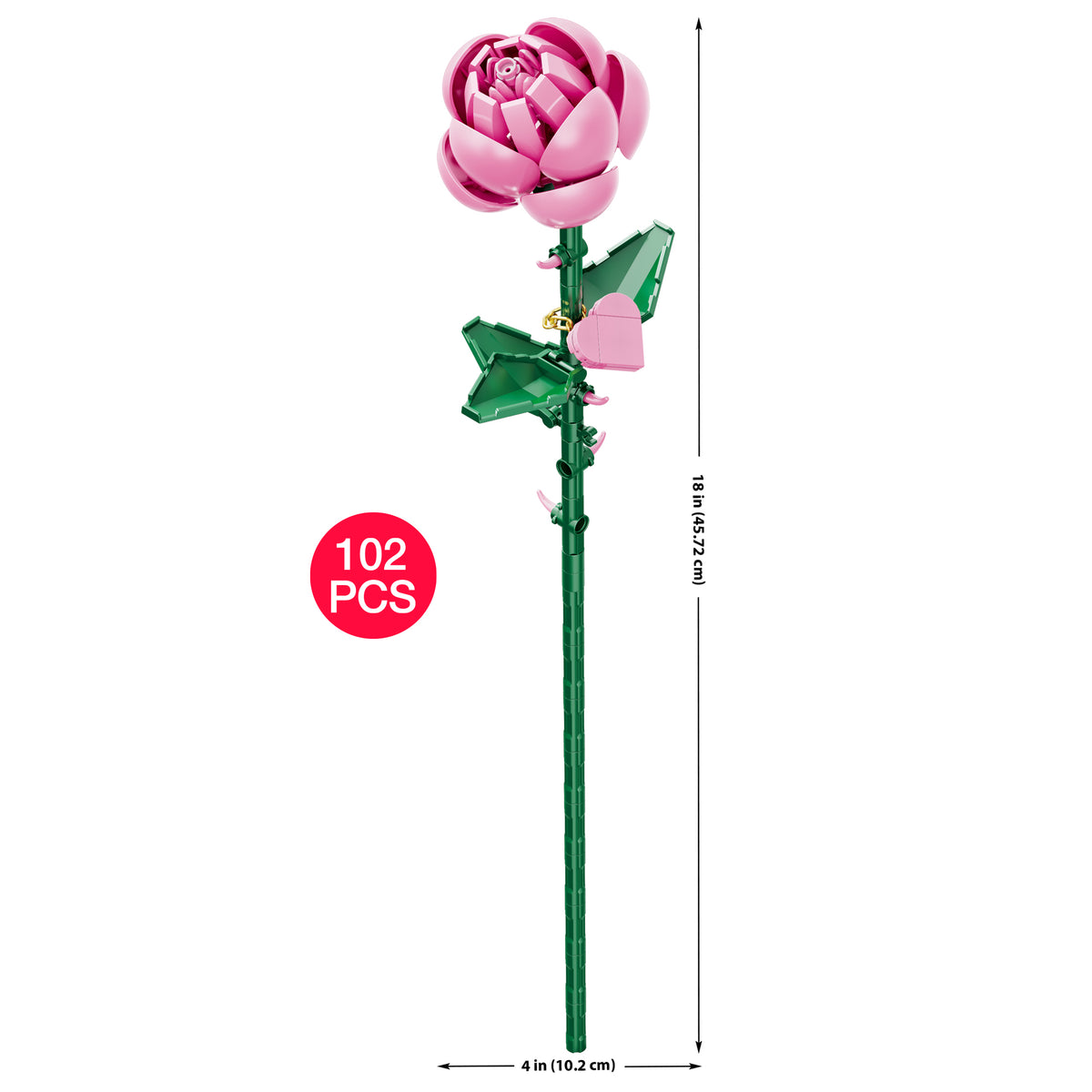 Pink Long Stem Rose