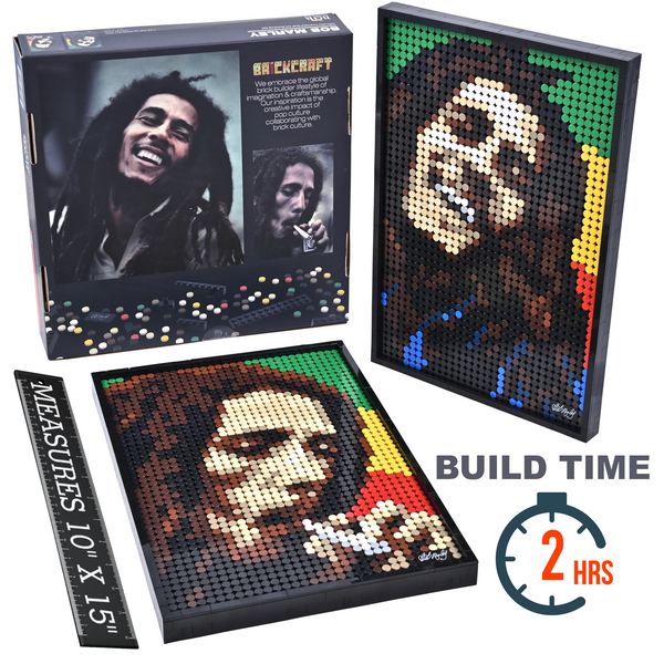 Bob Marley Building Kit for Adults Collectible Wall Art
