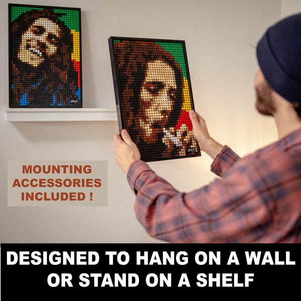 Bob Marley Building Kit for Adults Collectible Wall Art